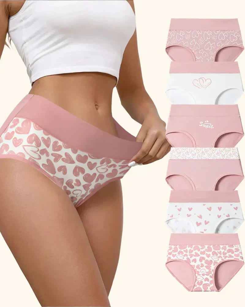 Love Print Cotton Panties