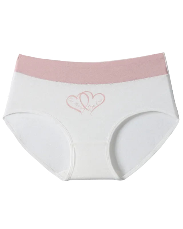 Love Print Cotton Panties