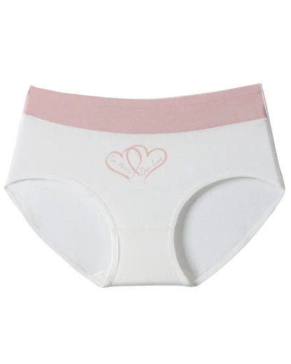 Love Print Cotton Panties