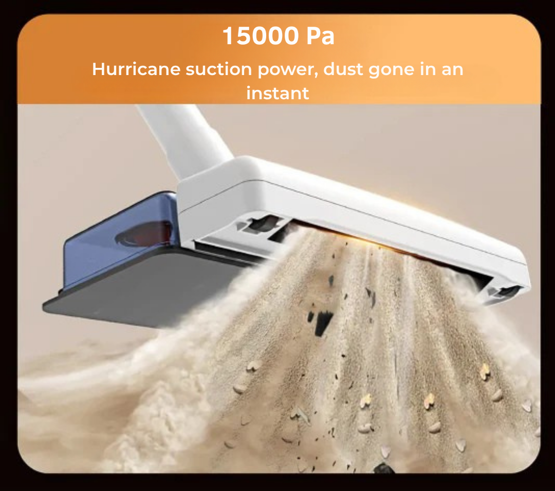 Vacuum floor head and suction illustration