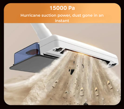 Vacuum floor head and suction illustration