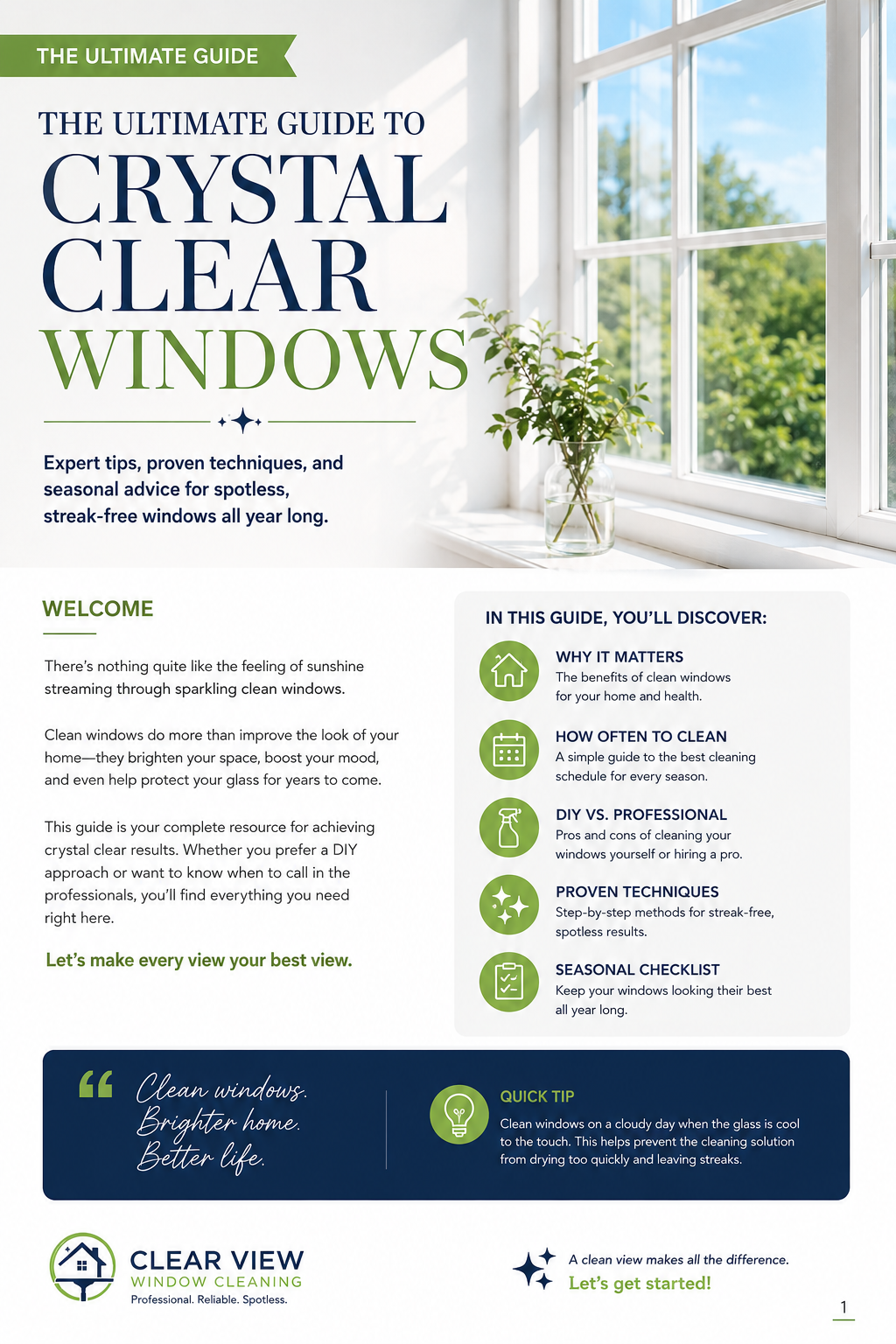 The Ultimate Guide to Crystal Clear Windows