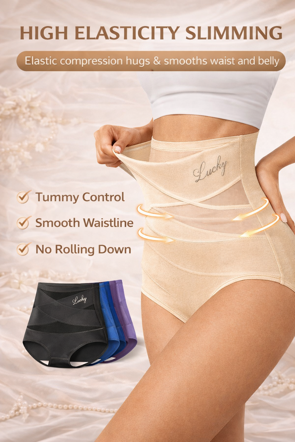Seamless High-Waist Shaping Panties