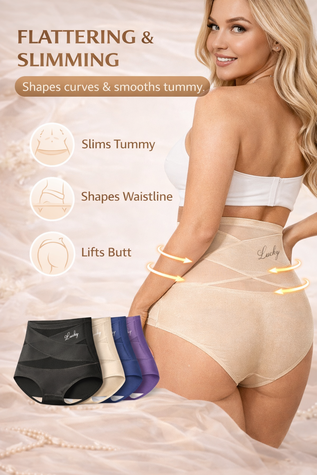 Seamless High-Waist Shaping Panties