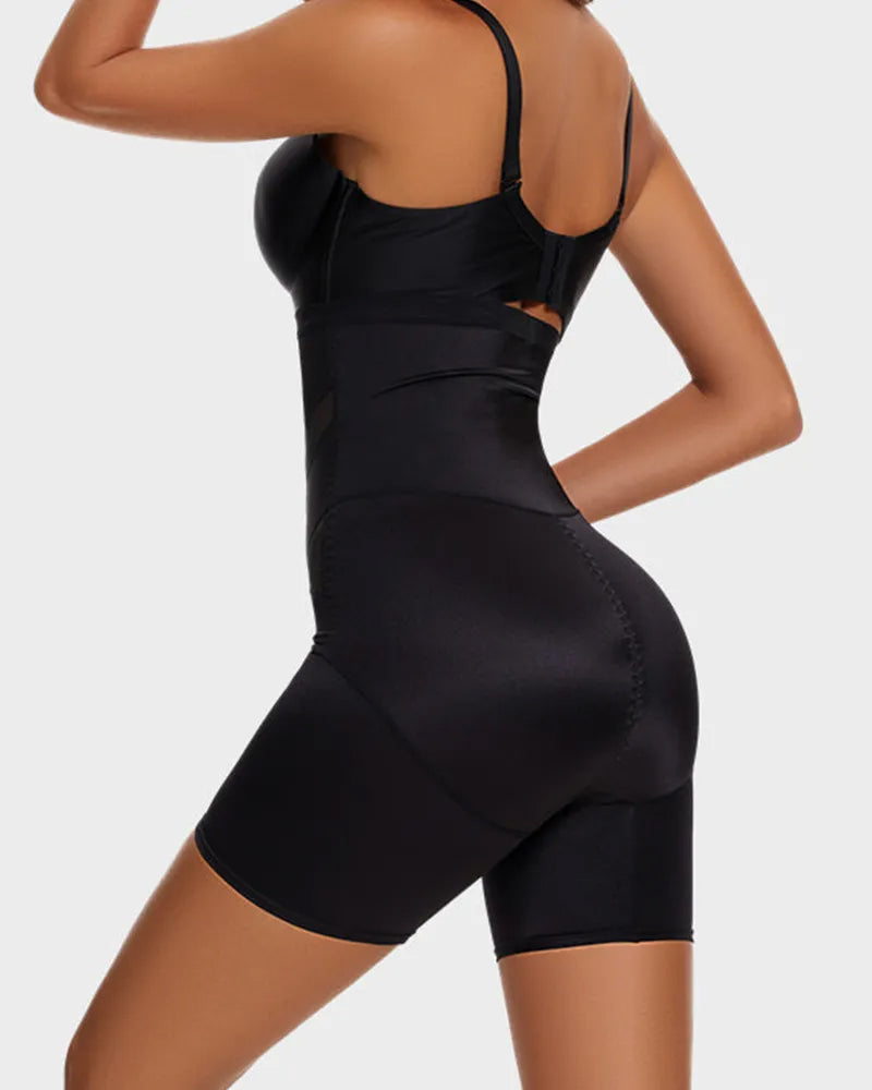 Crossover High-Waist Shaping Shorts