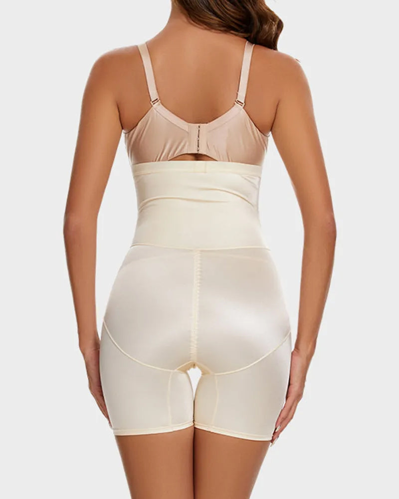 Crossover High-Waist Shaping Shorts