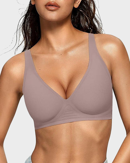 Seamless Deep V Push-Up Bra