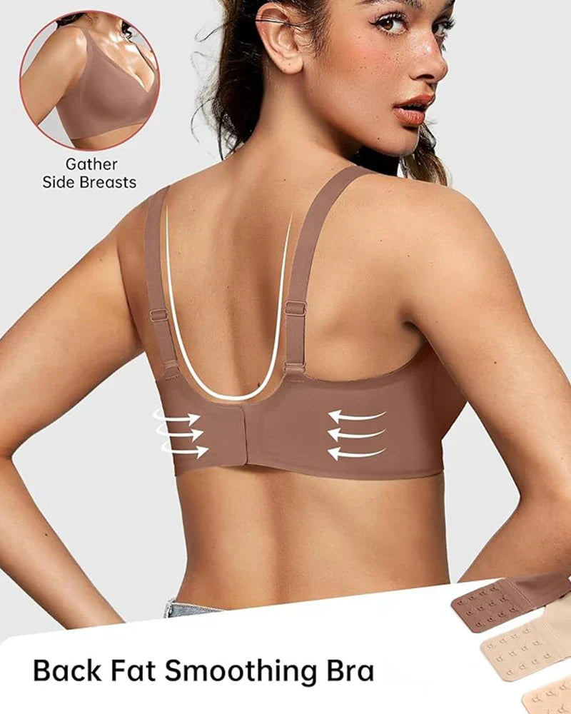 Seamless Deep V Push-Up Bra