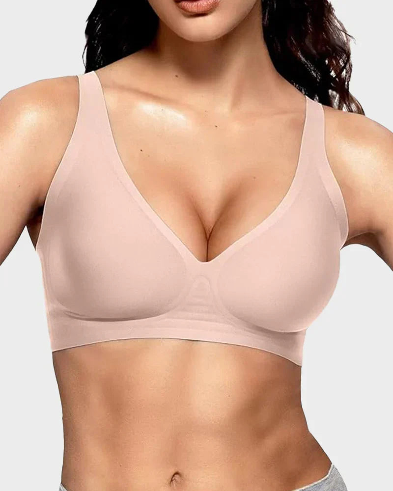 Seamless Deep V Push-Up Bra