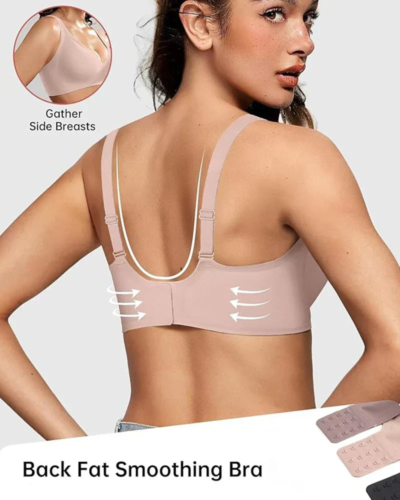 Seamless Deep V Push-Up Bra