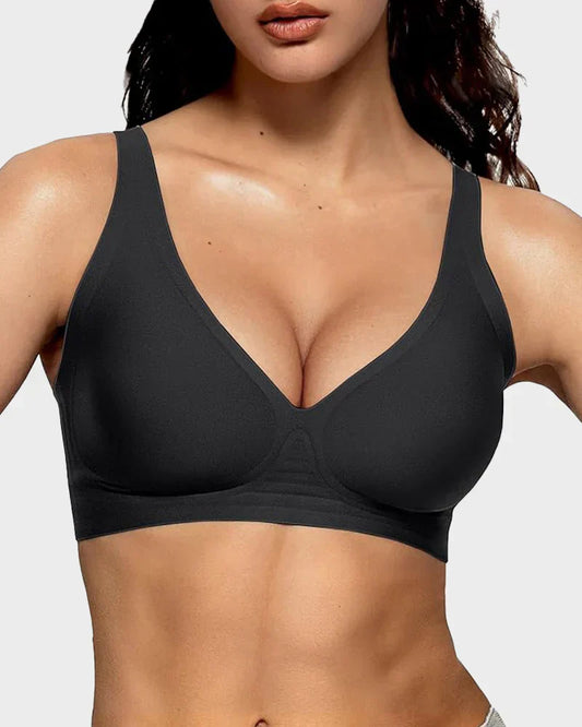 Seamless Deep V Push-Up Bra