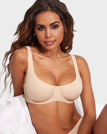 Unlined Balconette Bra