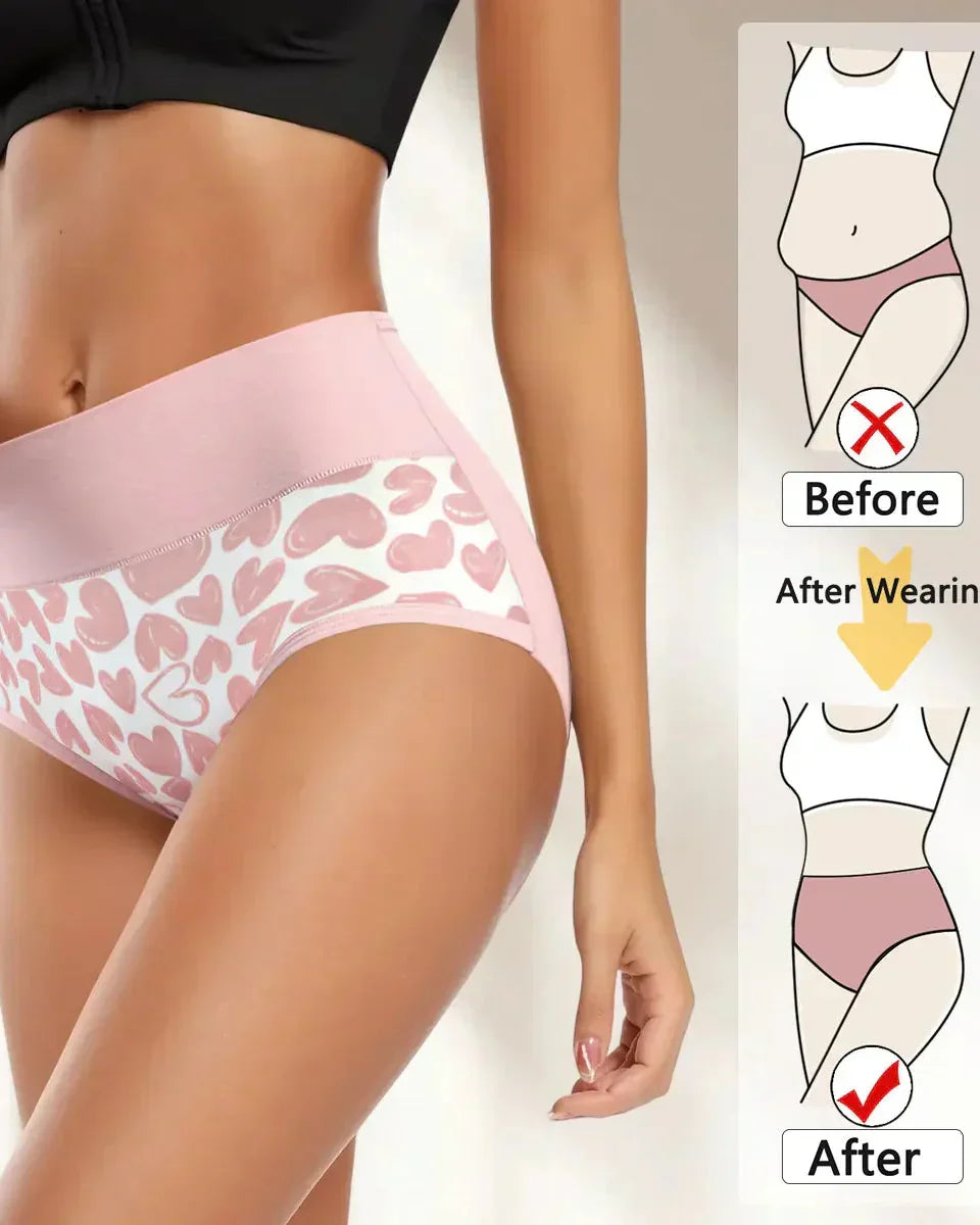 Love Print Cotton Panties